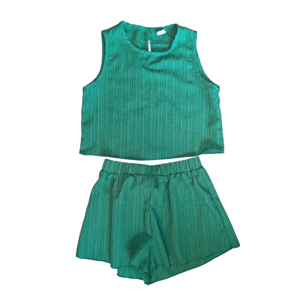 Kids Green Pajama Set